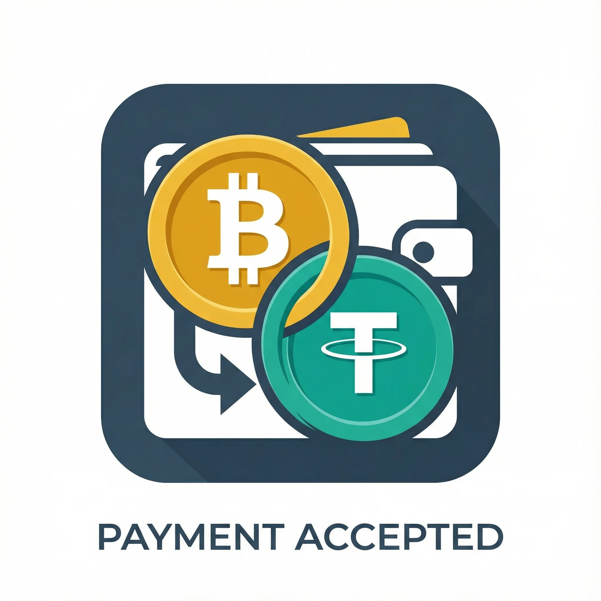 Pagos con Bitcoin y USDT criptomonedas