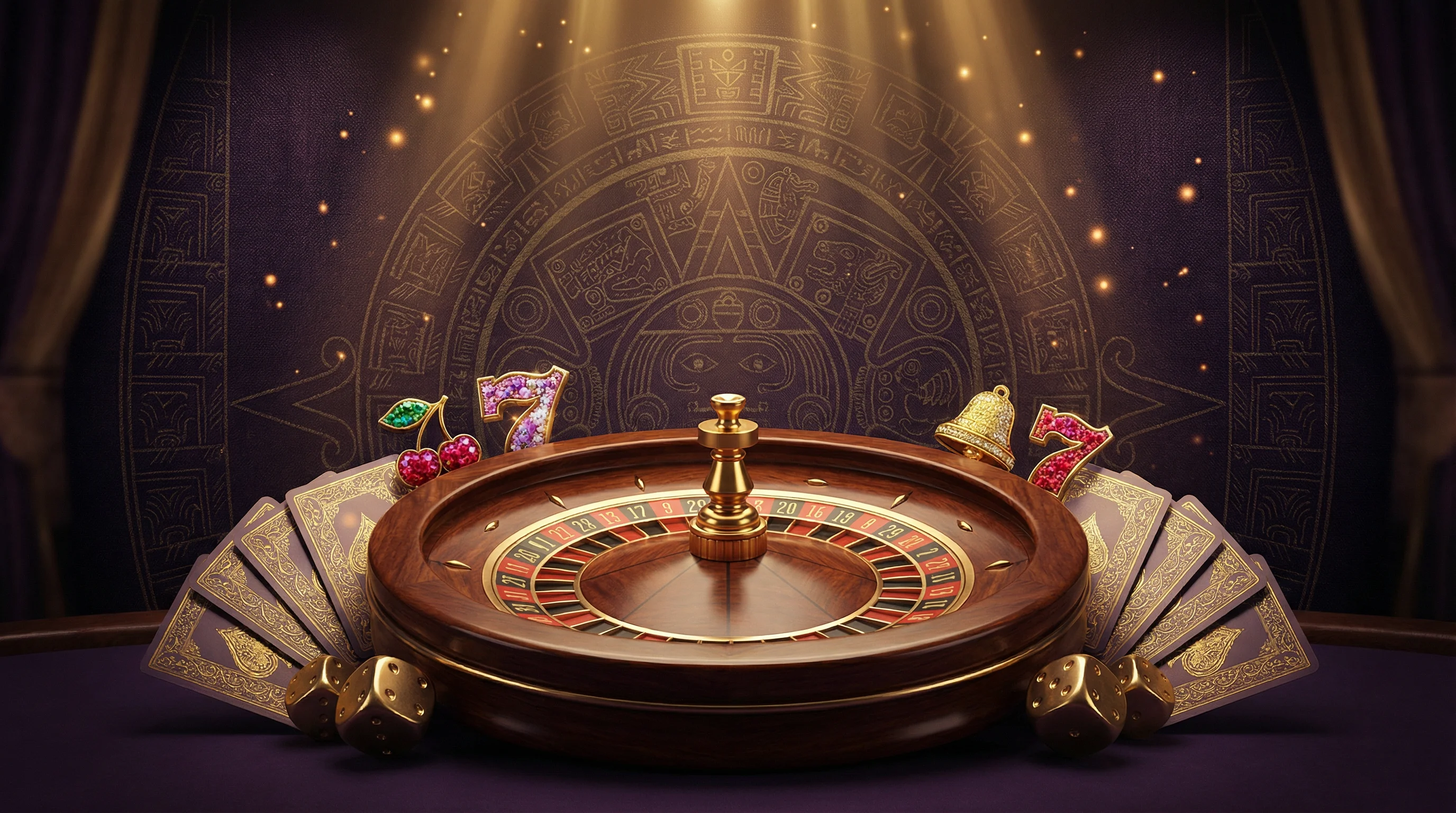 Casino en línea Resultados Chispazo con ruleta y cartas doradas